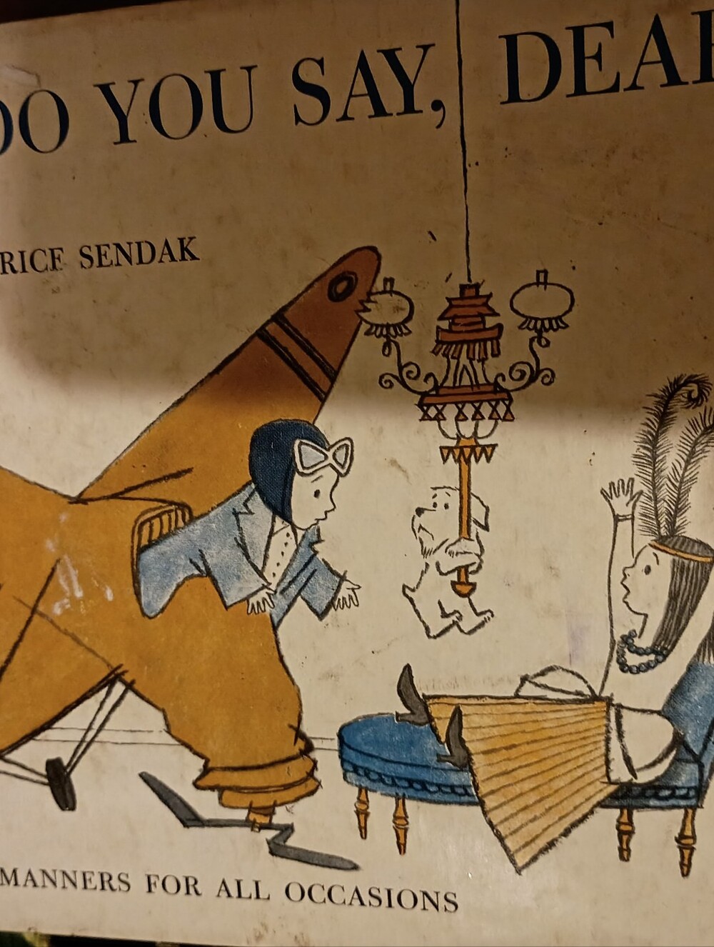 Vintage 1958 Paper Back What Do You Say Dear?